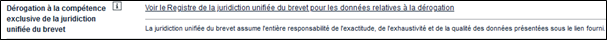 JUB registre européen 2
