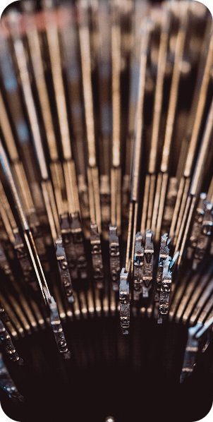 Trademark docketing services, image of typewriter